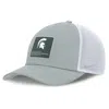 Nike Michigan State On-field Rise Engineered  Men's College Trucker Adjustable Hat In Gray