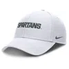 Nike Men's White Michigan State Spartans 2024 On-field Club Adjustable Hat In White