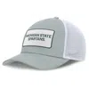 Nike Men's Gray/white Michigan State Spartans 2025 On-field Rise Patch Trucker Adjustable Hat In White