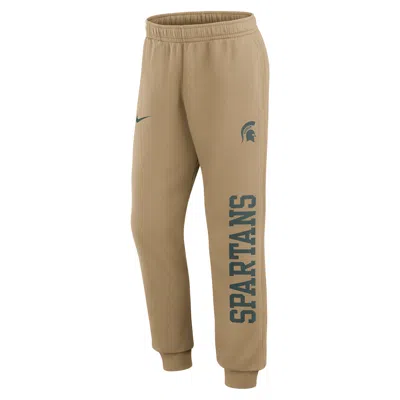 Nike Michigan State Primetime Club  Men's College Jogger Pants In Nude