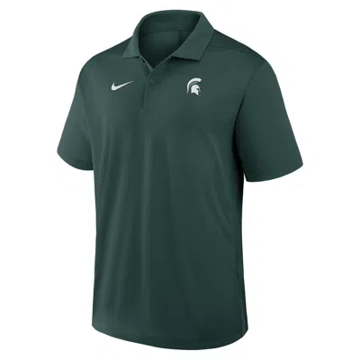 Nike Michigan State Primetime Victory Plus  Men's Dri-fit College Polo In Green