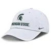 Nike Michigan State Sideline Club Gameday  Men's College Adjustable Hat In White