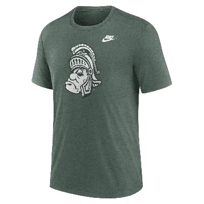 Nike Michigan State Spartans Blitz Evergreen Legacy Primary  Men's College T-shirt In Green