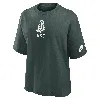 Nike Michigan State Spartans Legacy Established Boxy  Women's College T-shirt In Green