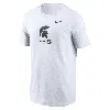 Nike Michigan State Spartans  Men's College T-shirt In White