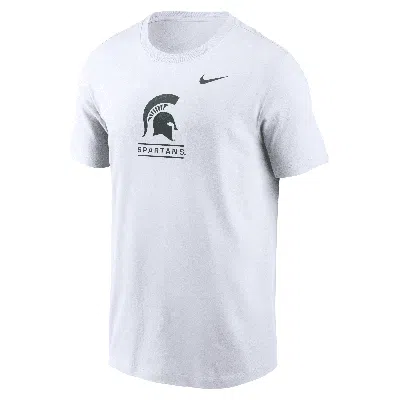 Nike Michigan State Spartans  Men's College T-shirt In White