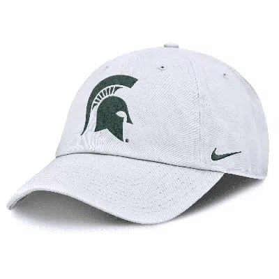 Nike Michigan State Spartans Primetime Club  Men's College Adjustable Hat In White