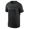 Nike Michigan State Spartans Primetime Evergreen Wordmark  Men's College T-shirt In Black