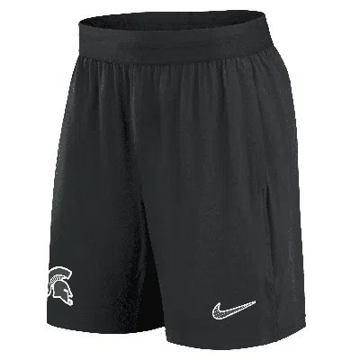 Nike Michigan State Spartans Sideline  Men's Dri-fit College Shorts In Black