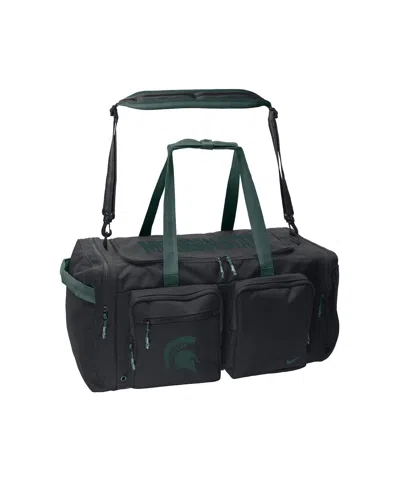 Nike Michigan State Spartans Utility Power Duffelâ Bag In Black