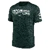 Nike Green Michigan State Spartans Velocity Baseball Wordmark Stack Performance T-shirt In Green