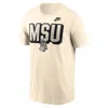 Nike Natural Michigan State Spartans Bold Fashion T-shirt In Neutral