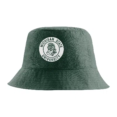 Nike Michigan State  Unisex College Bucket Hat In Black