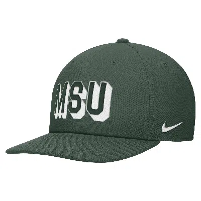 Nike Michigan State  Unisex College Snapback Hat In Green