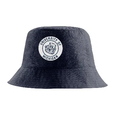 Nike Michigan  Unisex College Bucket Hat In Blue