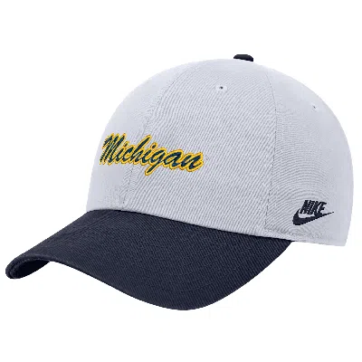 Nike Michigan  Unisex College Campus Cap In White