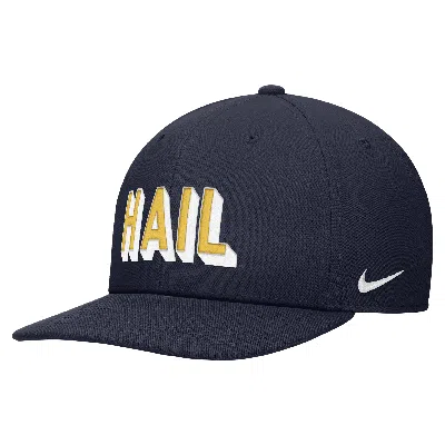 Nike Michigan  Unisex College Snapback Hat In Blue