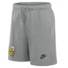 Nike Men's Heather Gray Michigan Wolverines Legacy Essential Fleece Shorts In Grey