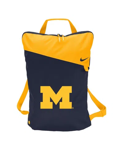 Nike Michigan Wolverines Utility Gym Sack Bag In Blue
