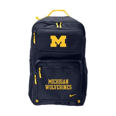 Nike Michigan Wolverines Utility Speed Backpack In Blue