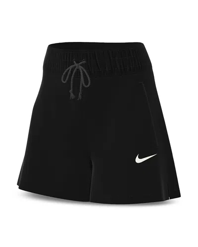 Nike Mid Rise 4 Shorts In Black/sail