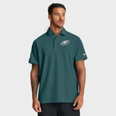 Nike Midnight Green Philadelphia Eagles Sideline City Pride Woven Performance Polo