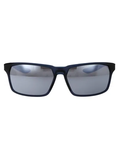 Nike Midnight Navy Acetate Sunglasses In Brown