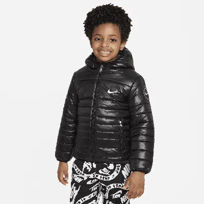 Nike Midweight Fill Jacket Little Kids Jacket In Black