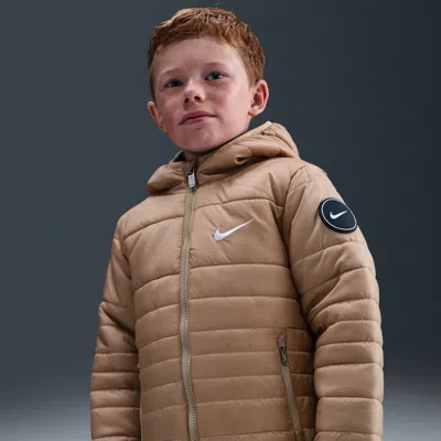 Nike Midweight Fill Jacket Little Kids Jacket In Brown