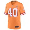 Nike Mike Alstott Tampa Bay Buccaneers 50th Anniversary  Men's Nfl Game Jersey In Orange