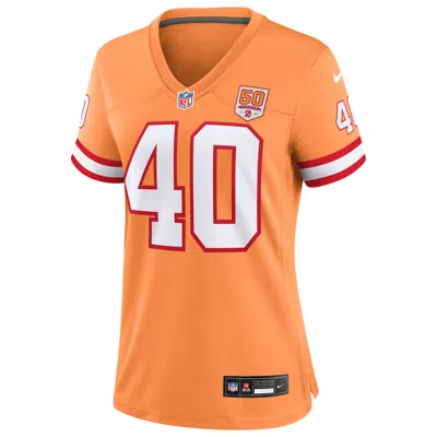 Nike Mike Alstott Tampa Bay Buccaneers 50th Anniversary Womenâs  Women's Nfl Game Jersey In Orange
