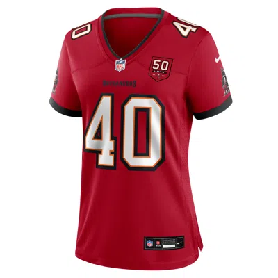 Nike Mike Alstott Tampa Bay Buccaneers 50th Anniversary Womenâs  Women's Nfl Game Jersey In Red