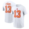 Nike Men's Mike Evans White '76 Tampa Bay Buccaneers 50th Season Name Number T-shirt In White
