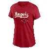 Nike Mike Trout Los Angeles Angels City Connect Fuse  Women's Mlb T-shirt In Red