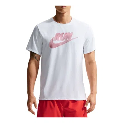 Nike Miler Dri-fit Uv Protection T-shirt 'white'