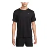 Nike Men's Miler Dri-fit Uv Short-sleeve Running Top In Black