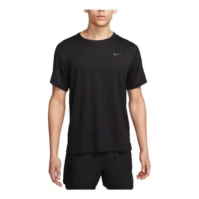 NIKE NIKE MILER DRI-FIT UV RUNNING T-SHIRT 'BLACK'