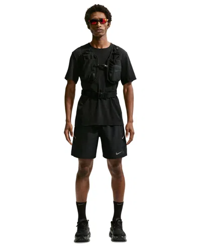 Nike Miler Men's Dri-fit Running Shorts In Black