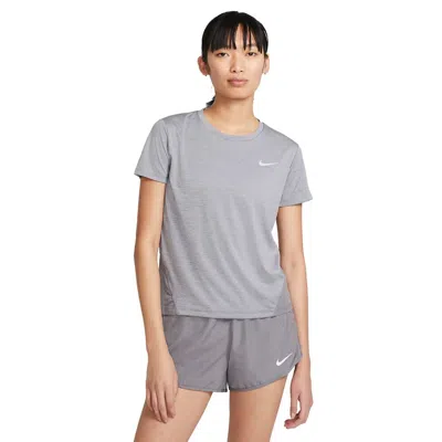 Nike Miler T-shirt Grey Aj8121-056 Women's