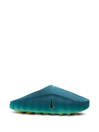 Nike Mind 001 Perforated Mules In Blue