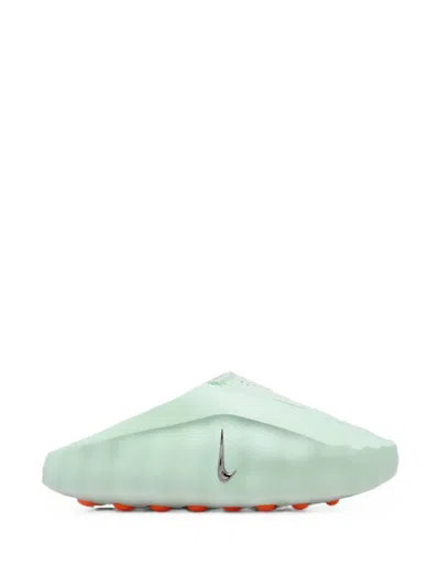 Nike Mind 001 Perforated Mules In Green