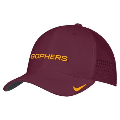 Nike Minnesota Sideline  Unisex Dri-fit College Hat In Red