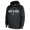 Nike Minnesota Timberwolves Club  Men's Nba Practice Pullover Hoodie In Black