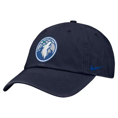 Nike Minnesota Timberwolves Club  Unisex Nba Hardwoods Cap In Blue