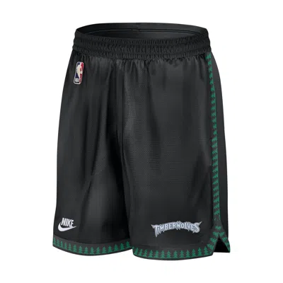 Nike Minnesota Timberwolves Dna 2025/26 Hardwood Classics  Men's Dri-fit Nba 8" Shorts In Black