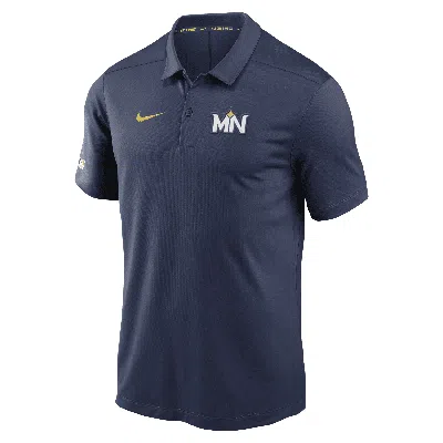 Nike Men's Navy Minnesota Twins 2024 City Connect Authentic Collection Victory Performance Polo