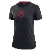 Nike Minnesota Twins Authentic Collection Early Work  Women's Mlb T-shirt In Blue