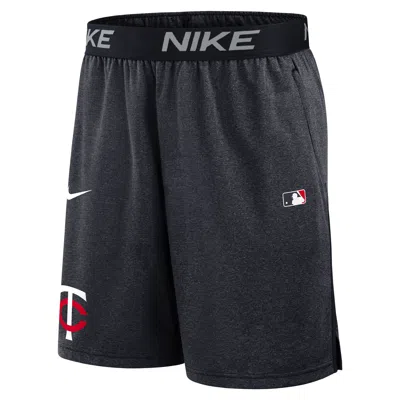 Nike Minnesota Twins Authentic Collection  Men's Dri-fit Mlb Shorts In Blue