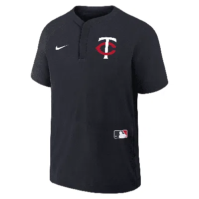 Nike Minnesota Twins Authentic Collection  Men's Mlb Short-sleeve Windshirt