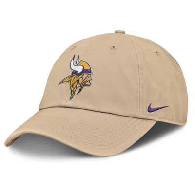 Nike Minnesota Vikings Club  Men's Nfl Adjustable Hat In Brown
